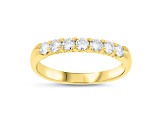 0.50cttw 7 Stone Diamond Band Ring in 14k Yellow Gold