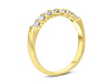 0.50cttw 7 Stone Diamond Band Ring in 14k Yellow Gold