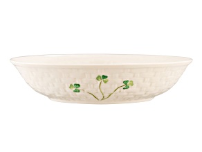 Belleek Shamrock Pasta Bowl