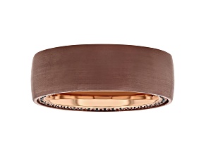 Rose Ion-Plated Tungsten and Black Sapphire Tungsten Comfort™ Band