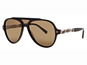 Elton John JOURNEY 2 Aviator Brown Frame / Brown Gradient Lenses Sunglasses