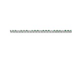 3.09ctw Emerald and Diamond Bracelet in 14k White Gold