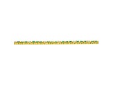 3.09ctw Emerald and Diamond Bracelet in 14k Yellow Gold