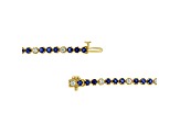 3.09ctw Sapphire and Diamond in 14k Yellow Gold