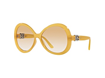 Picture of Dolce & Gabbana Women's 60mm Milky Yellow Sunglasses  | DG6194U-32832Q-60