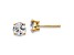 14K Yellow Gold Lab Grown Diamond 1 1/2ct. VS/SI GH+, 4-Prong Earrings