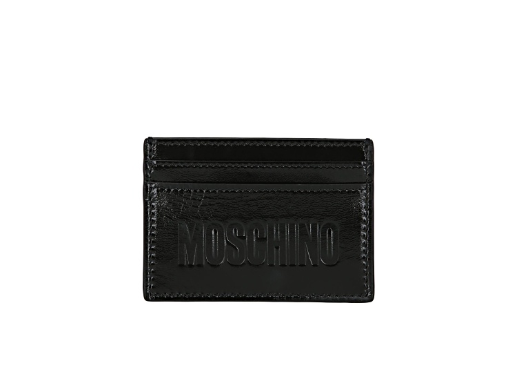 Moschino Embossed Logo Card Holder - 1B1TJA | JTV