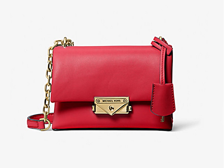Michael Kors Cece Red Small Shoulder Bag - 1B1X0A | JTV