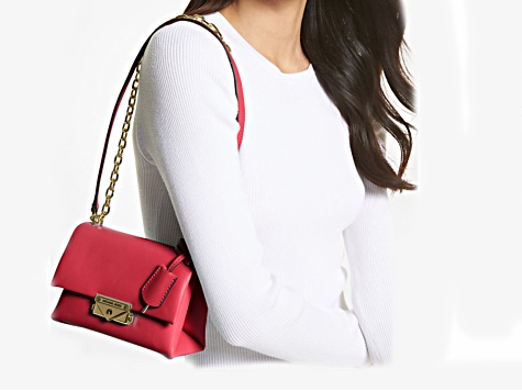 Michael Kors Cece Red Small Shoulder Bag - 1B1X0A | JTV