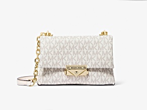 Michael Kors Cece Small Light Cream Multi Shoulder Bag