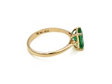 1.29 Ctw Emerald Ring in 14K YG