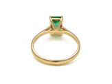 1.29 Ctw Emerald Ring in 14K YG