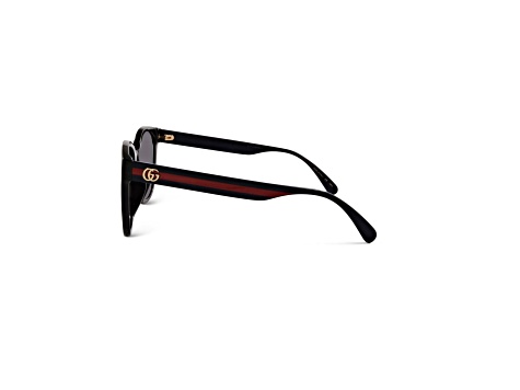 Gucci Blue/Red 56 mm Women's Cat Eye Grey Sunglasses GG0855SK 002 56
