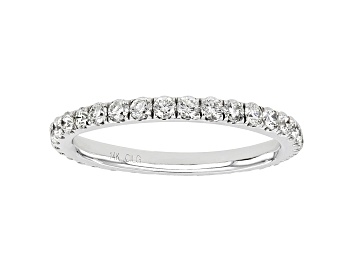 Picture of White lab-grown diamond 14kt white gold eternity band 1.00ctw