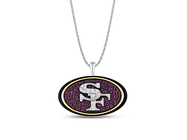 True Fans San Francisco 49ers Pendant With 18" Chain