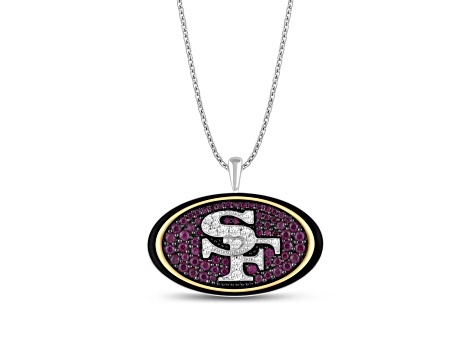 True Fans San Francisco 49ers Pendant With 18" Chain