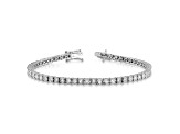 14K White Gold Lab Grown Diamond Illusion Setting Bracelet