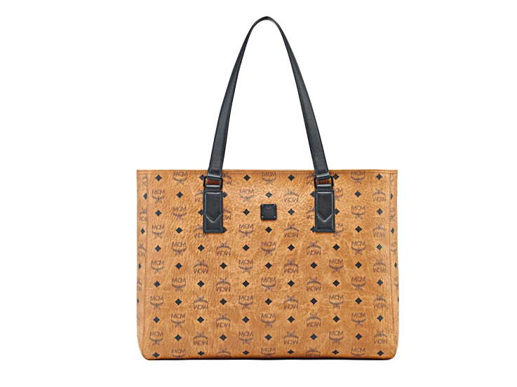 【MCM】正規品☆Classic Visetos Tote★新商品 MCM Large Klassik Tote in Visetos Cognac Handbag - 1B3ZXA | JTV