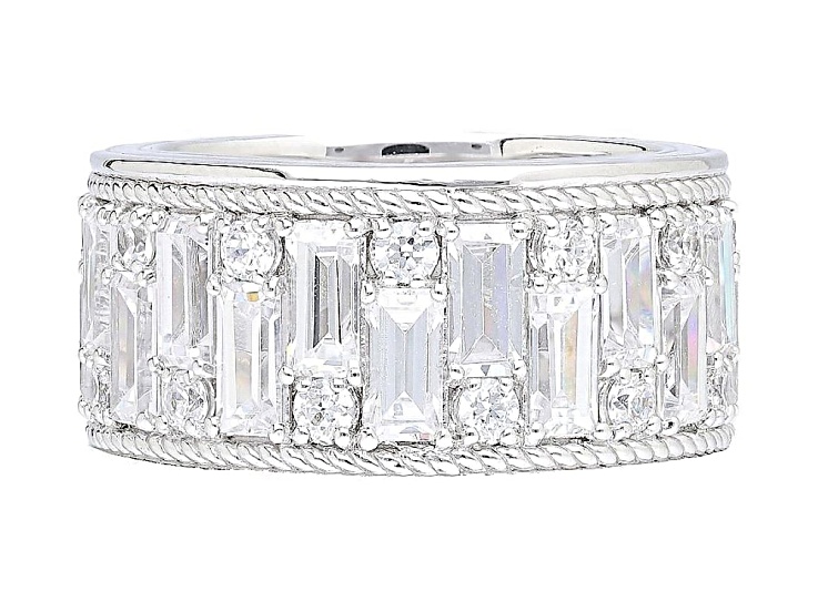 Judith Ripka 8.90ctw Bella Luce® Diamond Simulant Rhodium