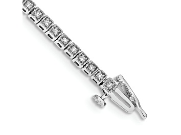 Picture of Rhodium Over 14k White Gold Diamond Bracelet