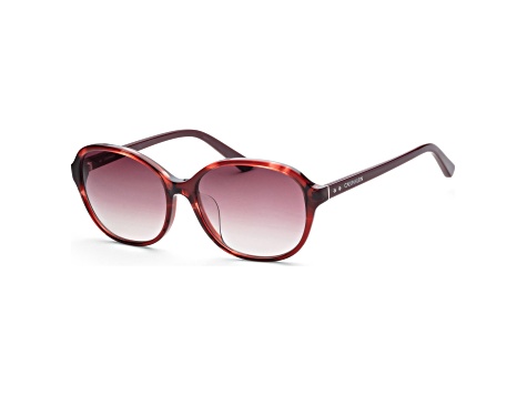 Calvin Klein Women's Platinum Label 57mm Burgundy Sunglasses | CK18522SA-609