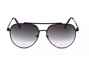 Picture of Kendall + Kylie Black Frame/ Smoke Gradient Lens Aviator Sunglasses