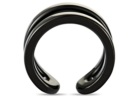 Calvin Klein "Return" Black Stainless Steel Ring
