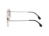 Carrera Unisex Fashion 60mm Black Gold Sunglasses | CARRERA-S-02M2-HA