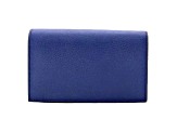 Gucci Blue Marmont GG Womens Leather Wallet on Chain Crossbody Bag