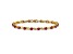 14k Yellow Gold Oval Ruby Bracelet