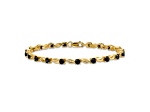 14k Yellow Gold Sapphire Bracelet