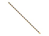 14k Yellow Gold Sapphire Bracelet