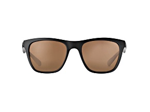 Flying Fisherman Fowey Polarized Sunglasses Crystal Matte Black Frame/Copper Lens