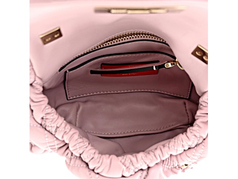 Valentino Garavani Spikeme Dusty Rose Studded Leather Small Crossbody Bag -  1B7VRA | JTV.com