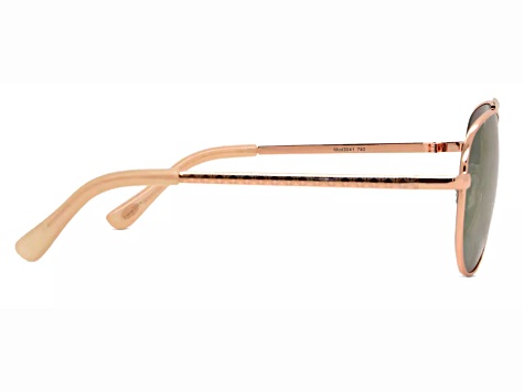OSCAR by Oscar de la Renta Rose Aviator Frame / Brown Lenses  display picture 2
