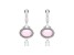 Judith Ripka "Penelope" Pink Opal and 1.80ctw Bella Luce® Rhodium Over Sterling Silver Drop Earrings