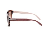 Michael Kors Men's Burbank 56mm Dark Tortoise Sunglasses | MK2166-300713