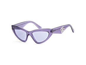 Dolce & Gabbana Women's Fashion 55mm Fleur Purple Sunglasses | DG4439-34071A-55