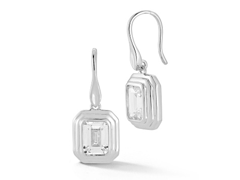 Rachel Zoe Rhodium Over Sterling Silver White Cubic Zirconia