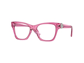 Versace Women's Fashion 50mm Transparente Pink Opticals|VE3341U-5421-50