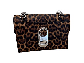 Christian Louboutin Elisa Calf Empire Leopard Bag