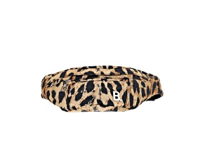 Balenciaga Nylon Leopard Print Belt Bag
