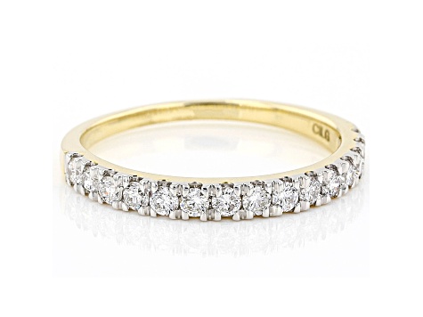 White Lab-Grown Diamond 14kt Yellow Gold Ring 0.50ctw - 1BHK1WB | JTV.com