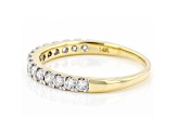 White Lab-Grown Diamond 14kt Yellow Gold Ring 0.50ctw