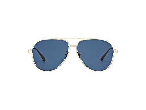 【Dior】ディオールカナージュ A1U アビエーター サングラス Dior Cannage A1U Gold Aviator Frame / Blue Lenses Sunglasses