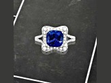 14K White Gold Tanzanite and Diamond Ring, 2.20ctw