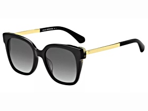 Kate Spade Caelyn Black Square Frame / Gray Gradient Lenses Sunglasses
