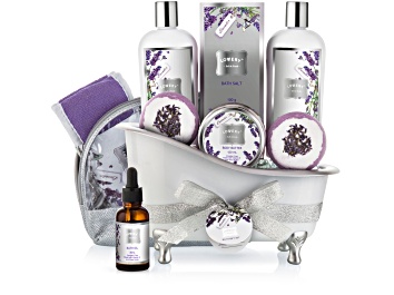 Picture of Lovery Gift Basket Set - Lavender and Jasmine Scent - 9pc