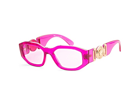 Versace Men's Fashion  53mm Transparent Fuchsia Sunglasses | VE4361-5334-5