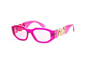 Versace Men's Fashion  53mm Transparent Fuchsia Sunglasses | VE4361-5334-5